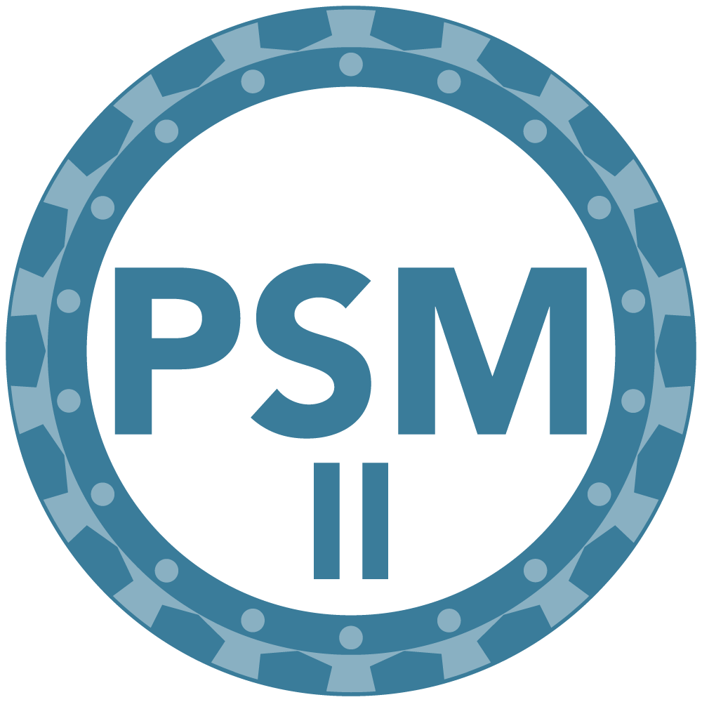 Professional Scrum Master II logo
